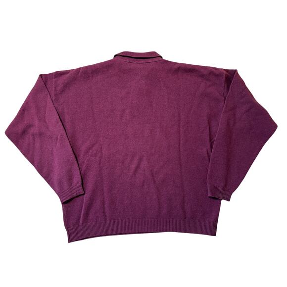 Abercrombie & Fitch Men's Sweater, size XL; 100% Lambswool; Vintage 90's - Picture 2 of 10